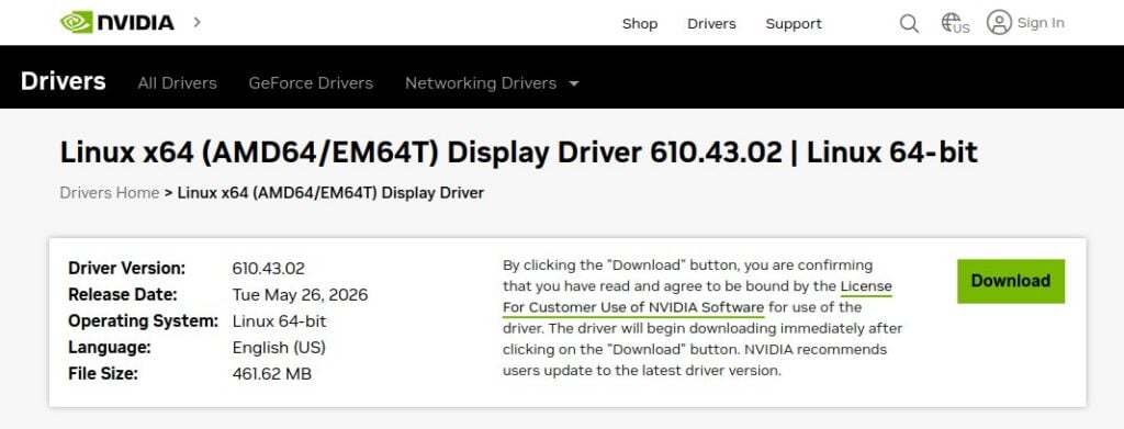 NVIDIA Linux display driver 610.43 is now available for download.