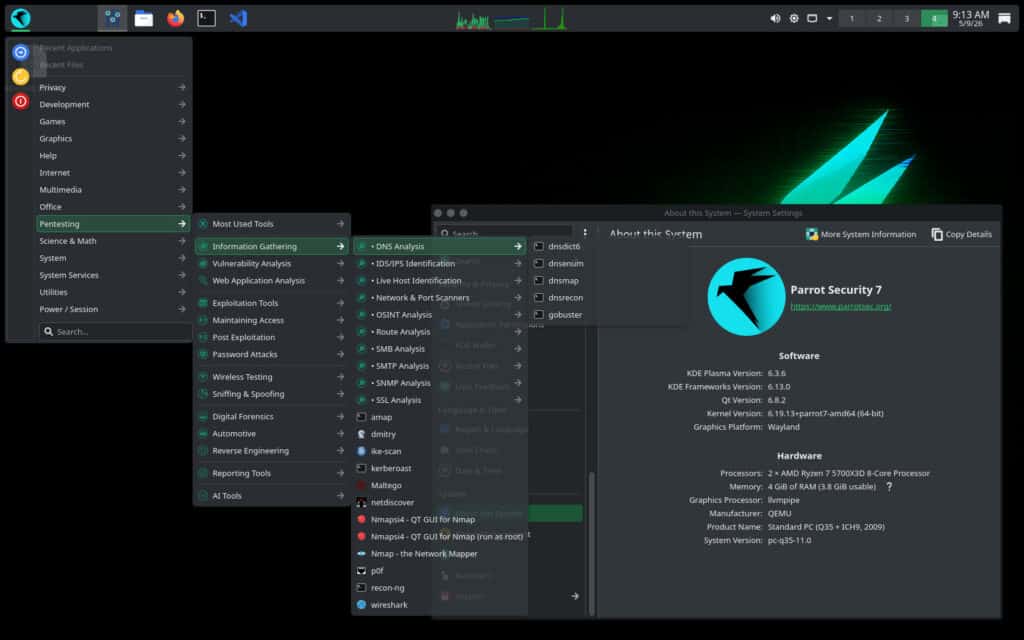 Parrot 7.2