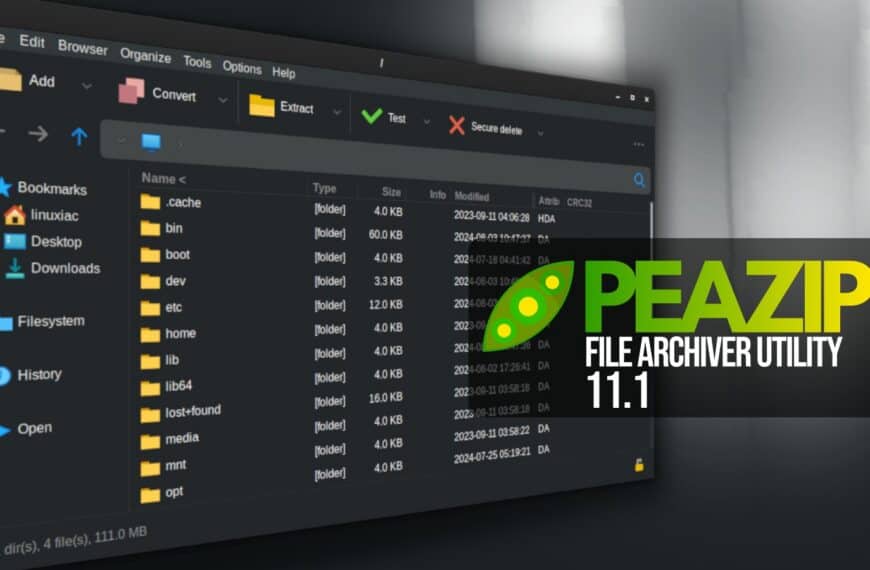 PeaZip 11.1 File Archiver Adds Security Fixes and Updates 7z Backend