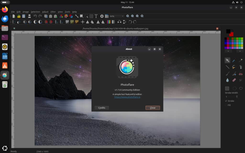 Photoflare 1.7 Open-Source Image Editor