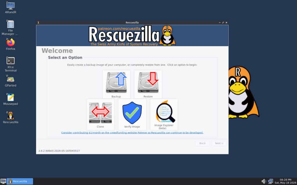 Rescuezilla 2.6.2