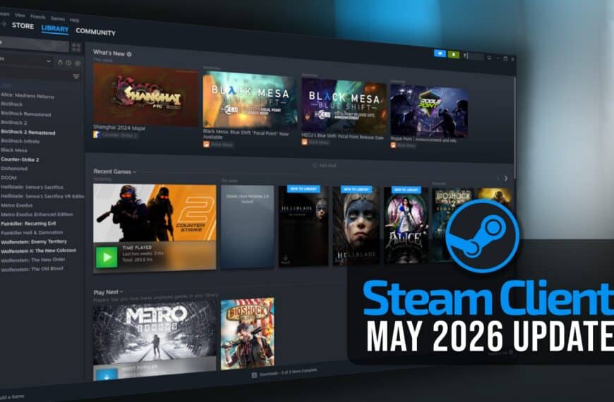 Steam Client Gets Third Update in May With Runtime Change
