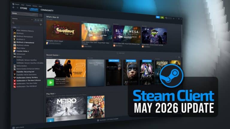 Steam May 2026 Client Update Adds Controller Popups and Battery Controls