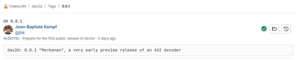 VideoLAN releases dav2d 0.0.1 as an early preview AV2 decoder.