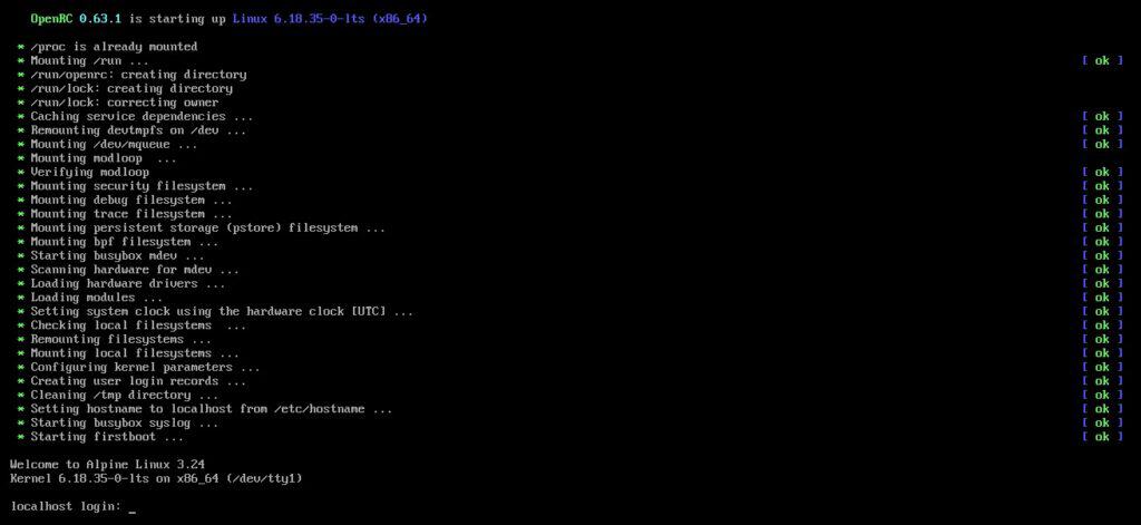 Alpine Linux 3.24