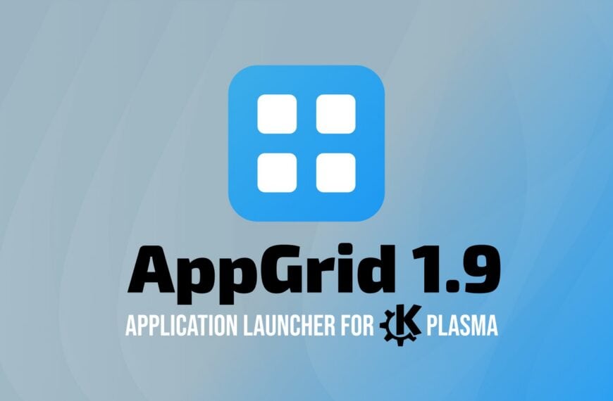AppGrid 1.9 KDE Plasma Launcher Brings Compact Mode