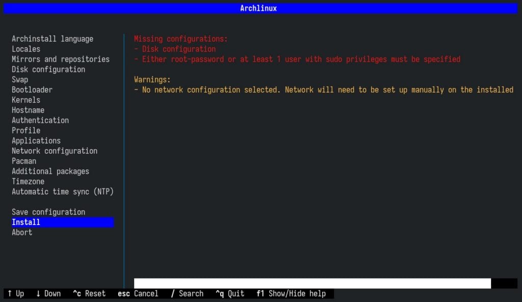 Archinstall 4.4