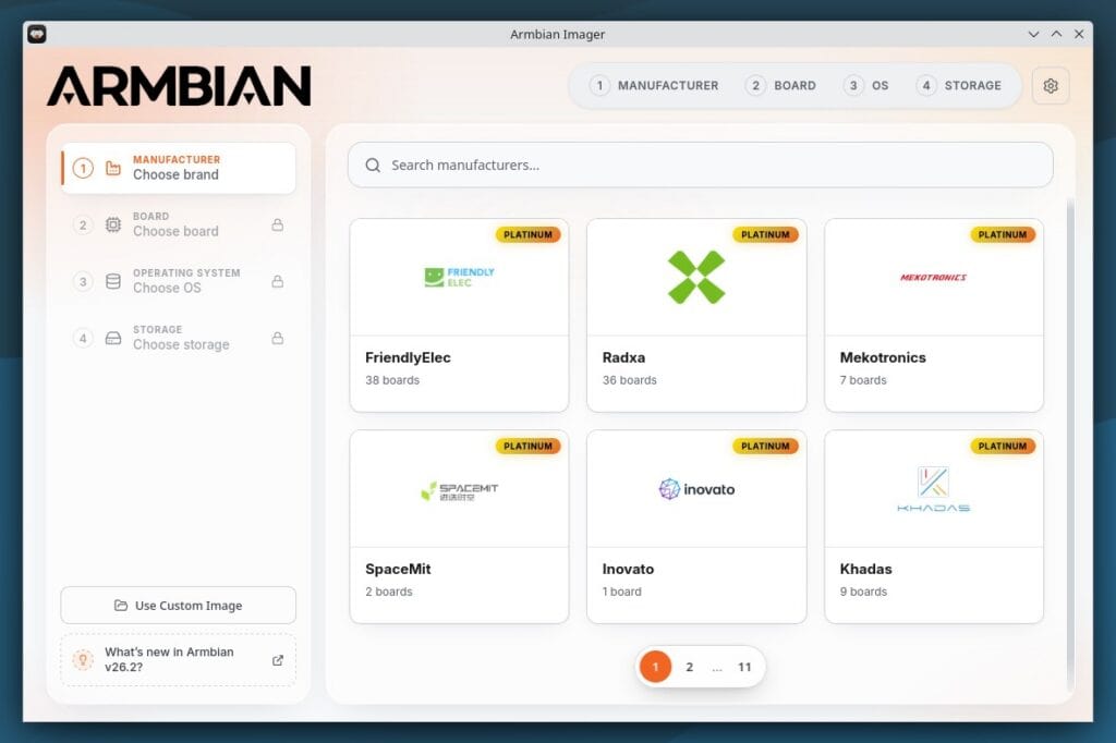 Armbian Imager 2.0
