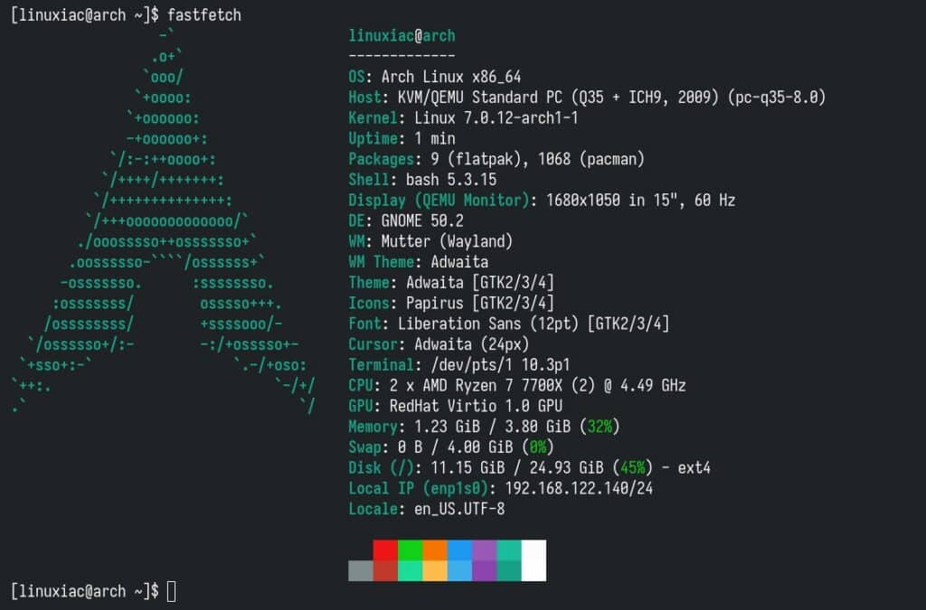 Fastfetch 2.65 System Information Tool