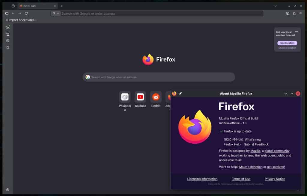 Mozilla Firefox 152