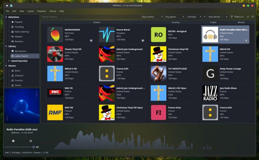 Fooyin 0.11 Music Player