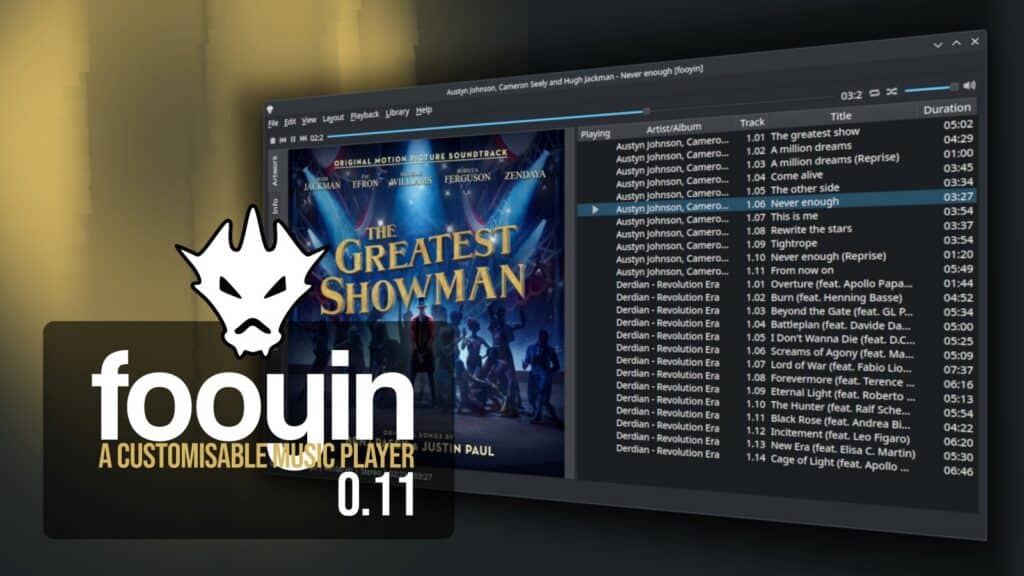 Fooyin 0.11 Adds Internet Radio Browsing to the Qt Music Player