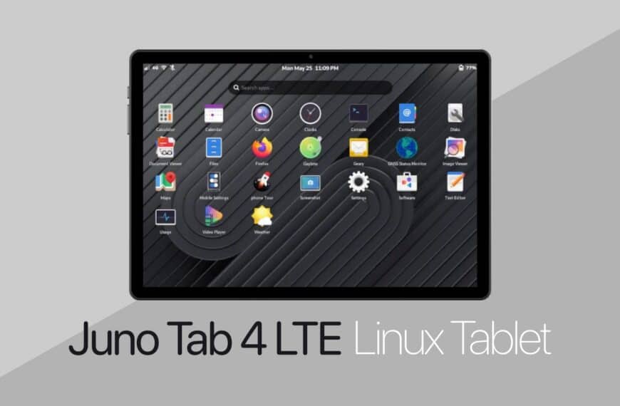Juno Tab 4 LTE Brings Intel N300 Power to a Rare Linux Tablet