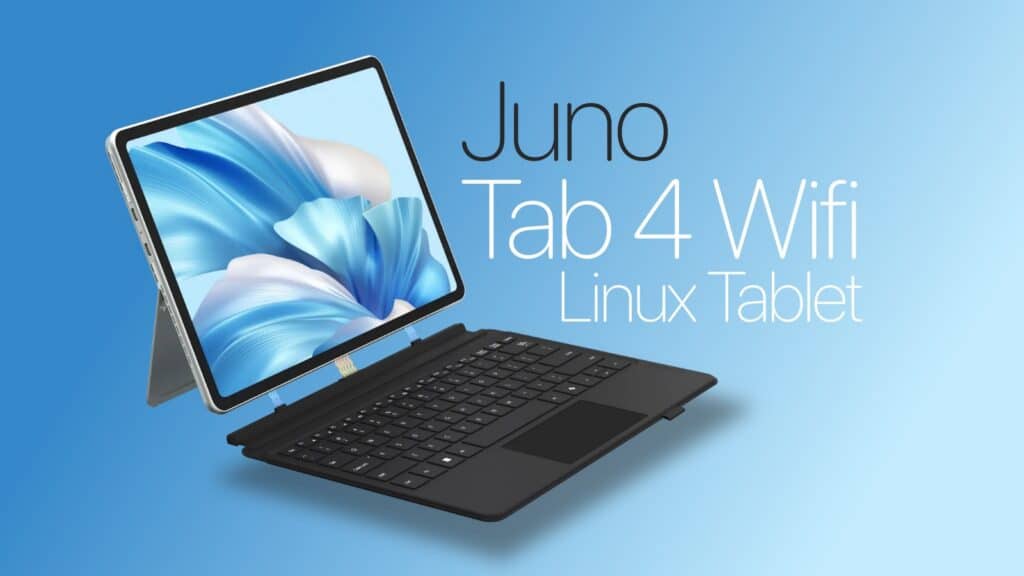 Juno Tab 4 WiFi Brings Intel Core Ultra Power to a Premium Linux Tablet