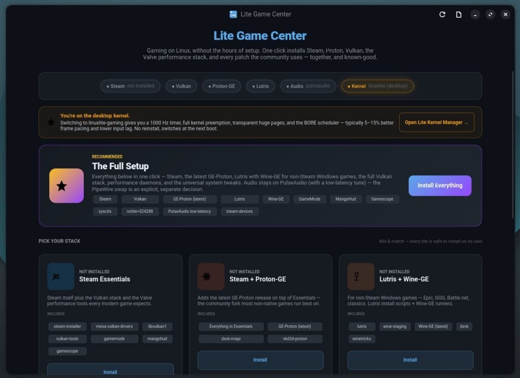 Lite Game Center