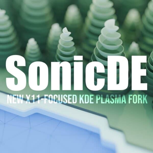 SonicDE Launches as a KDE-Based Desktop for X11 Holdouts