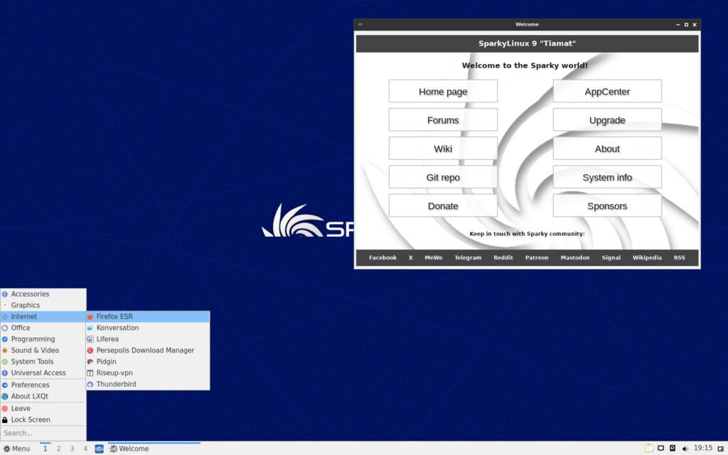 SparkyLinux 2026.06 LXQt Edition