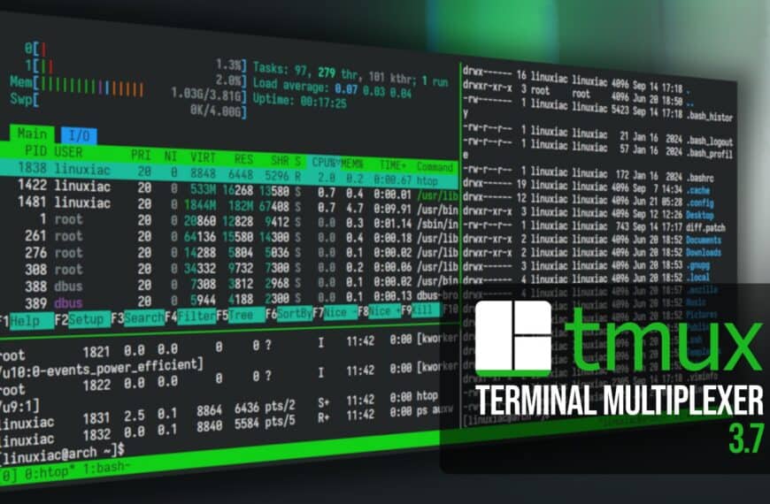 Tmux 3.7 Terminal Multiplexer Released with Initial Floating Pane Support