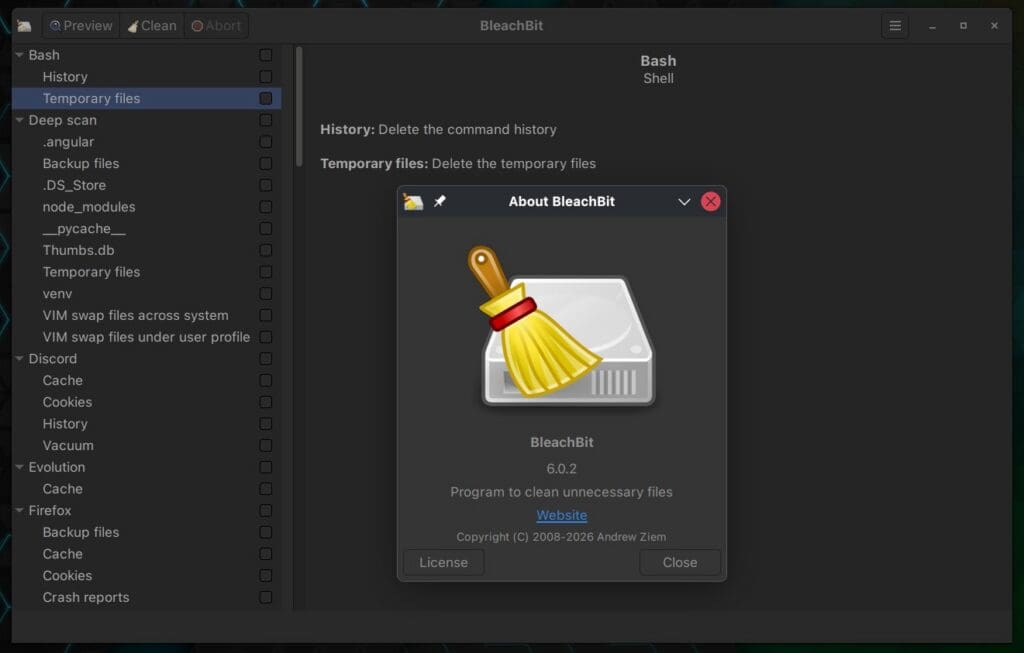 BleachBit 6.0.2