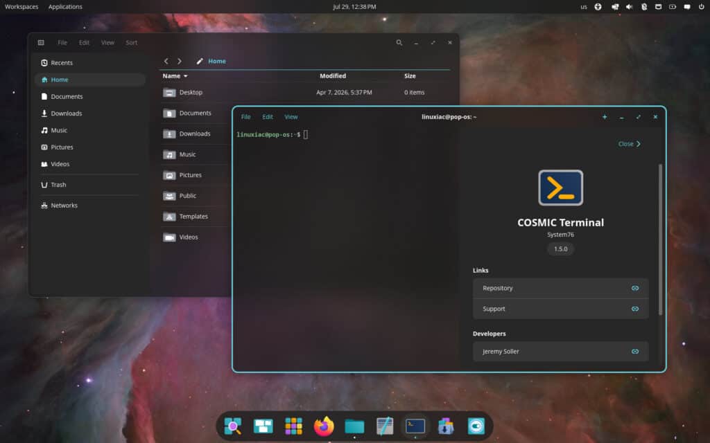 COSMIC Desktop 1.5