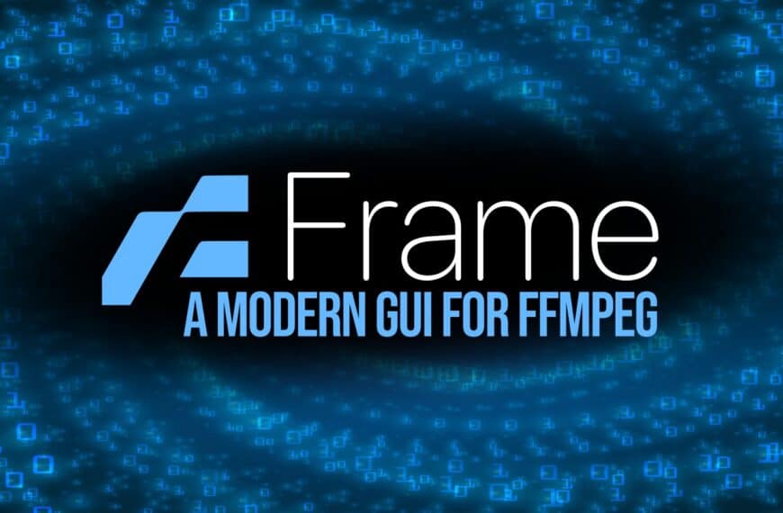 Frame Gives FFmpeg a Modern GUI for Everyday Media Conversion