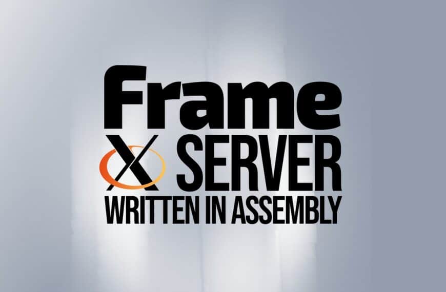 Frame Is a New Linux X11 Server Written Entirely in Assembly
