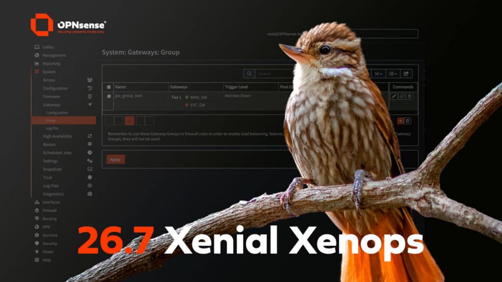 OPNsense 26.7 Open-Source Firewall Released, Powered by FreeBSD 15.1