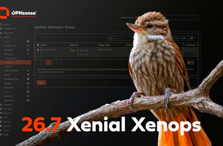 OPNsense 26.7 Open-Source Firewall Released, Powered by FreeBSD 15.1