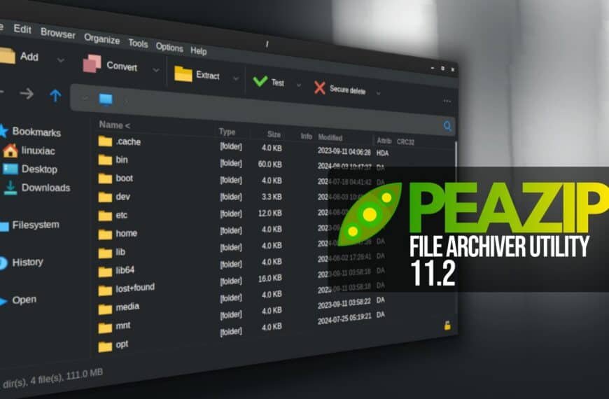 PeaZip 11.2 File Archiver Adds ZIM Archive Support
