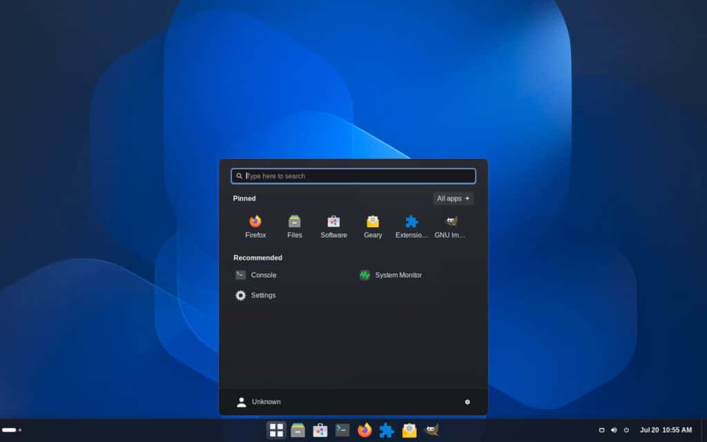Simple Taskbar GNOME Shell extension.