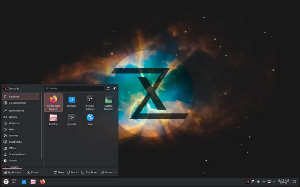 Ubuntu-based Tuxedo OS