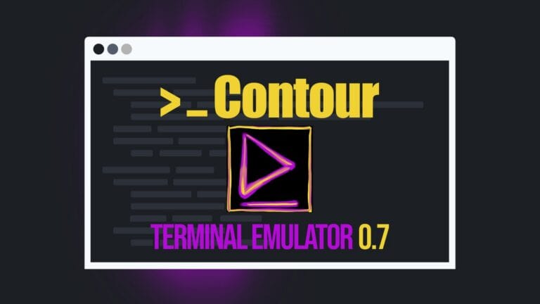 Contour 0.7 Terminal Emulator Adds Tabs, Split Panes, and Saved Layouts