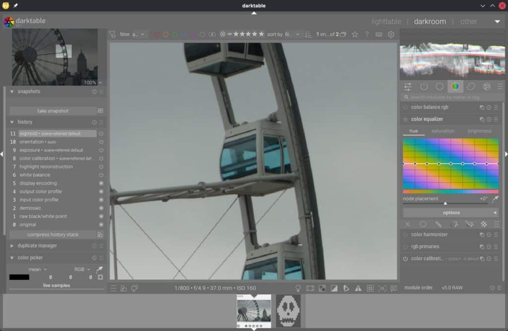 Darktable 5.6.1 Open Source RAW Editor 