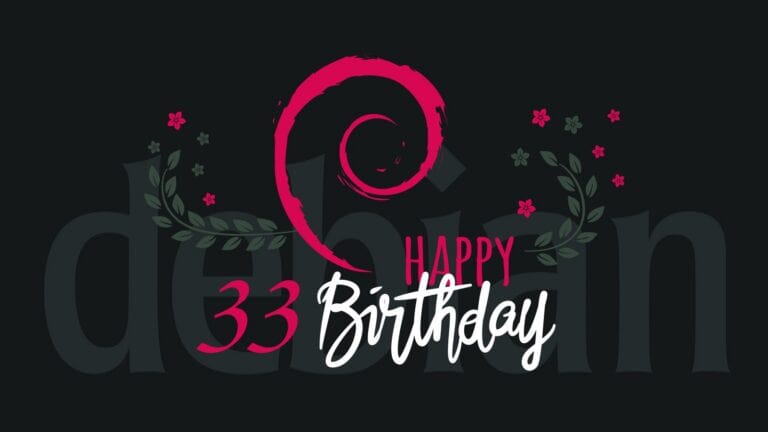 Debian Celebrates 33 Years of Free and Open Source Software