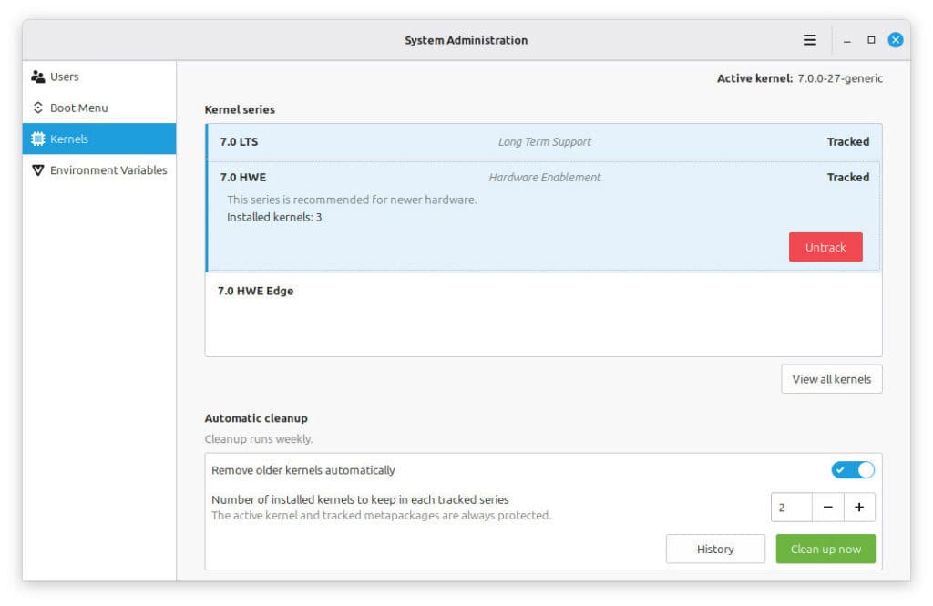 Linux Mint previews new kernel manager.