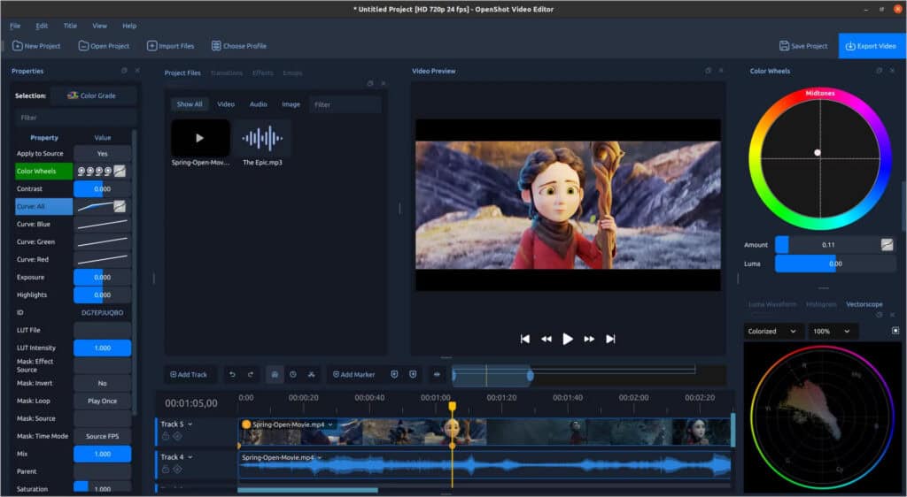 OpenShot 4.0 Open-Source Video Editor