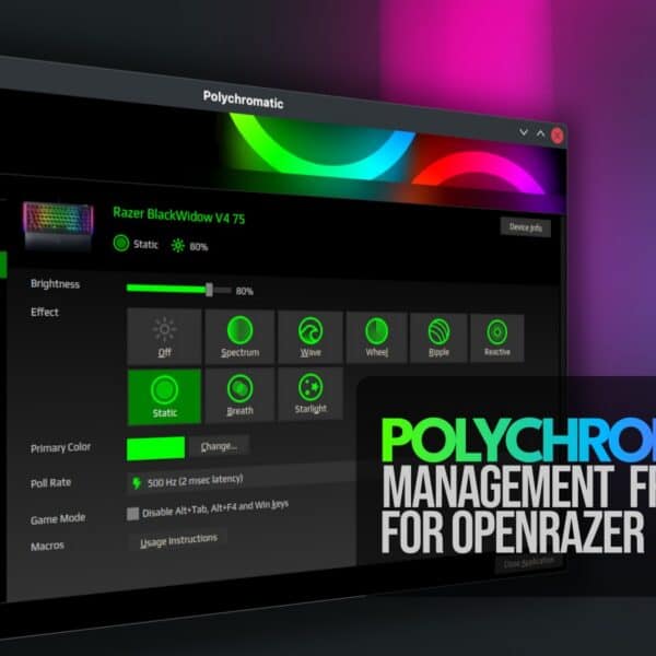 Polychromatic 0.9.8 OpenRazer Front-End Improves Brightness Controls