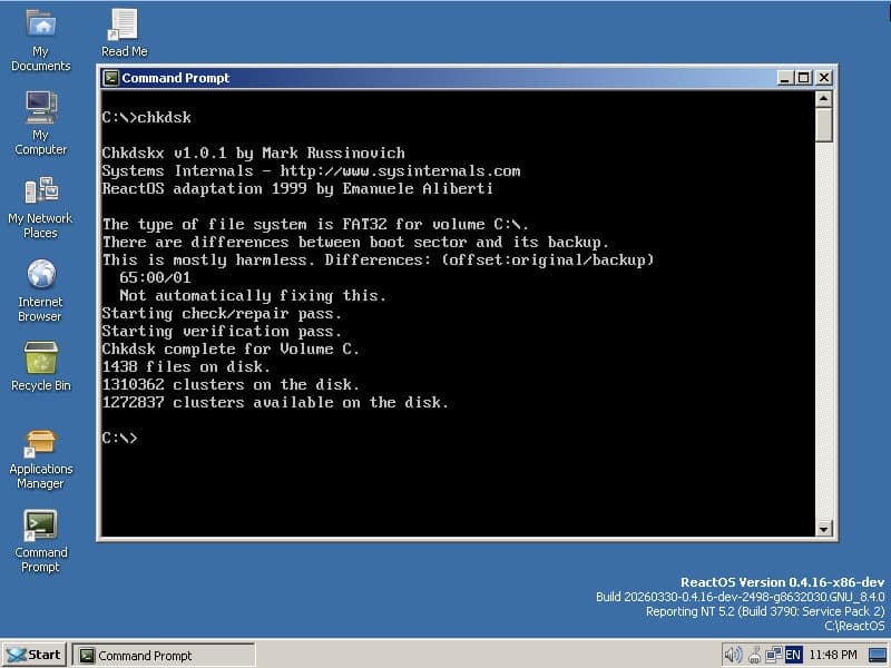 ReactOS 0.4.16