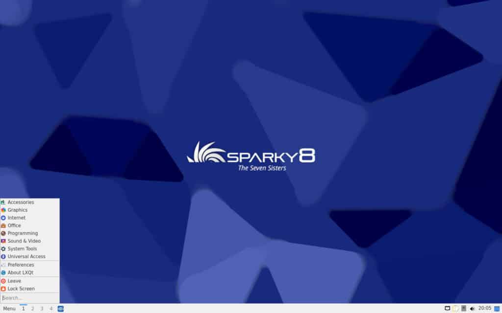 Sparky Linux 8.4 LXQt Edition
