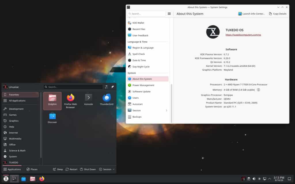 TUXEDO OS Open Beta