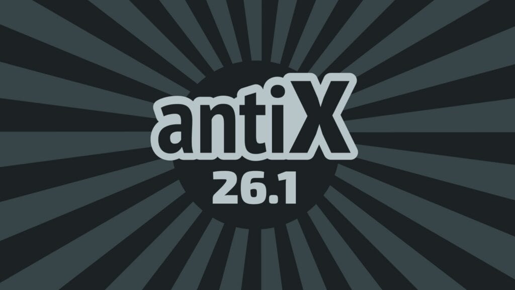 antiX 26.1 Released as a Debian 13-Based Systemd-Free Linux