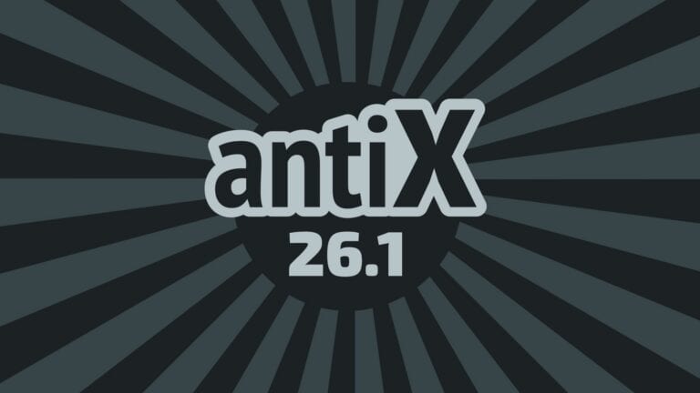 antiX 26.1 Released as a Debian 13-Based Systemd-Free Linux