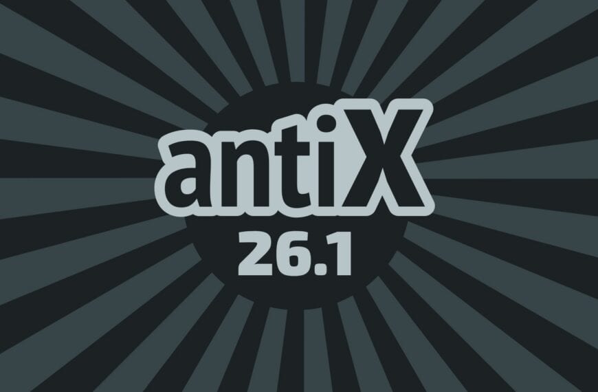 antiX 26.1 Released as a Debian 13-Based Systemd-Free Linux
