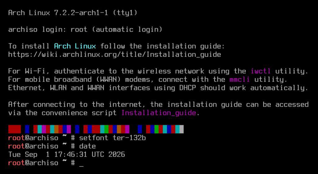 Arch Linux 2026.09.01 ISO