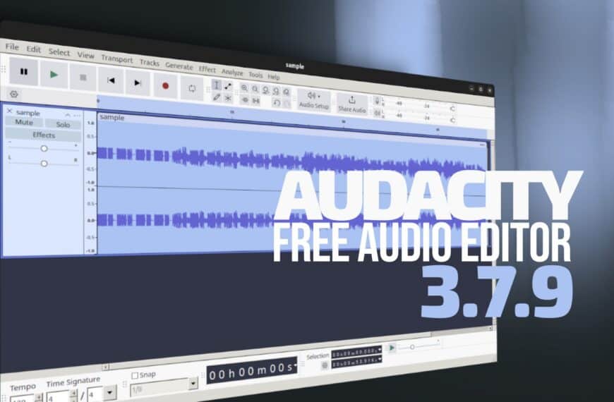 Audacity 3.7.9 Audio Editor Adds FFmpeg 9 Support, Fixes Data Loss Issues