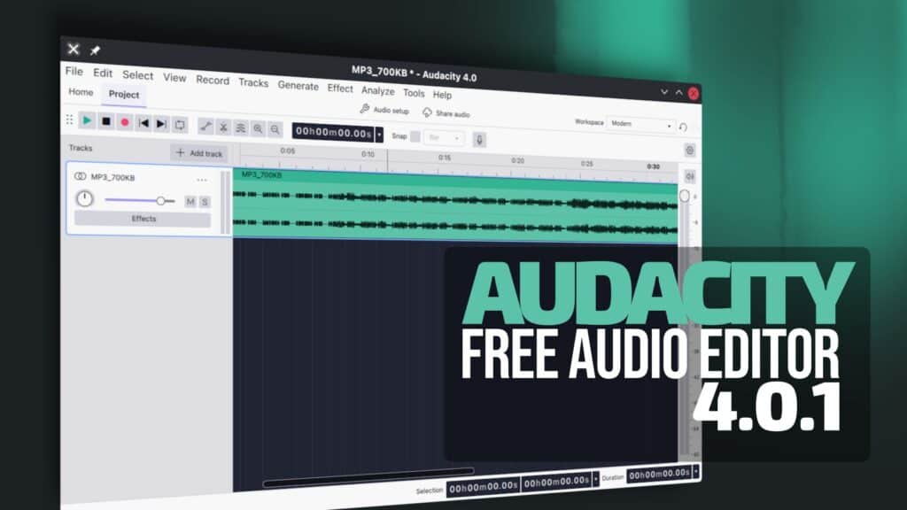 Audacity 4.0.1 Audio Editor Fixes Project Corruption, Linux AppImage Issues