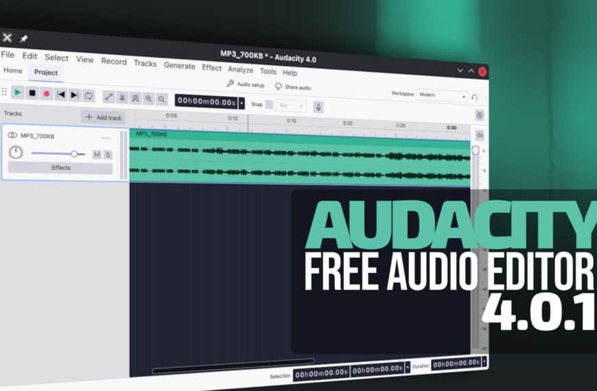 Audacity 4.0.1 Audio Editor Fixes Project Corruption, Linux AppImage Issues