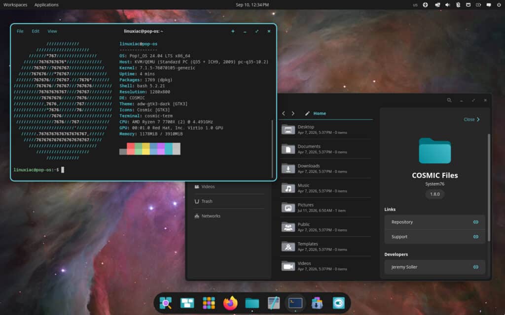 COSMIC Desktop 1.8