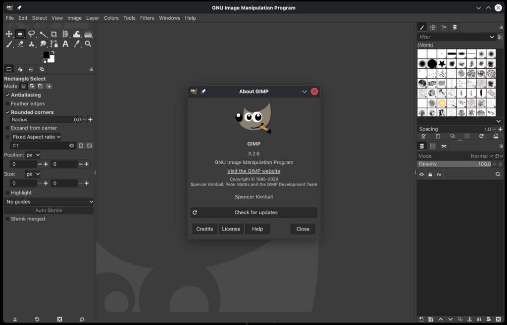 GIMP 3.2.6