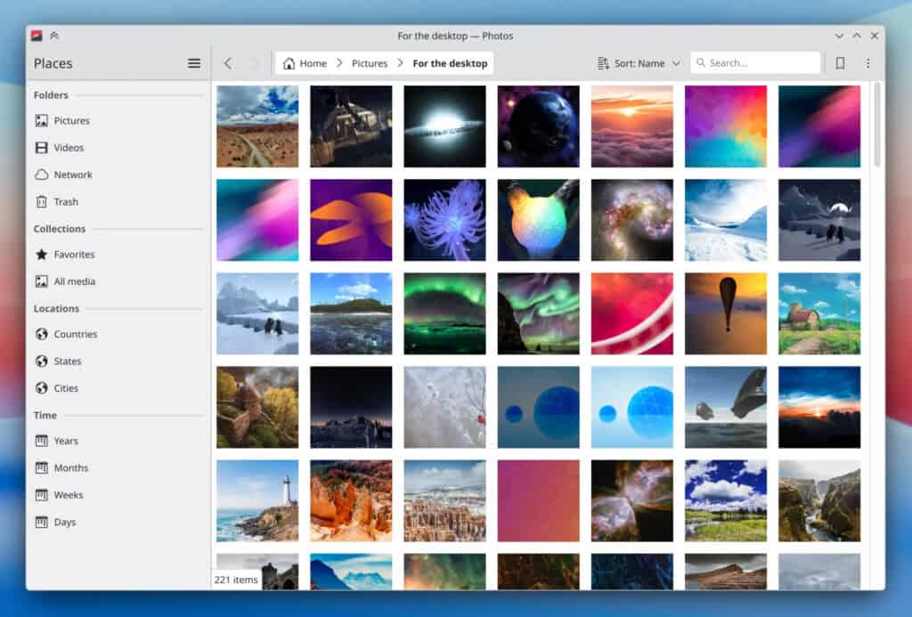 KDE Photos App